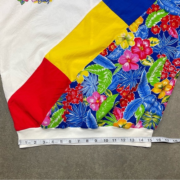 Vintage Cape Cod Floral Surf Shirt L 80s 90s - Picture 7 of 8